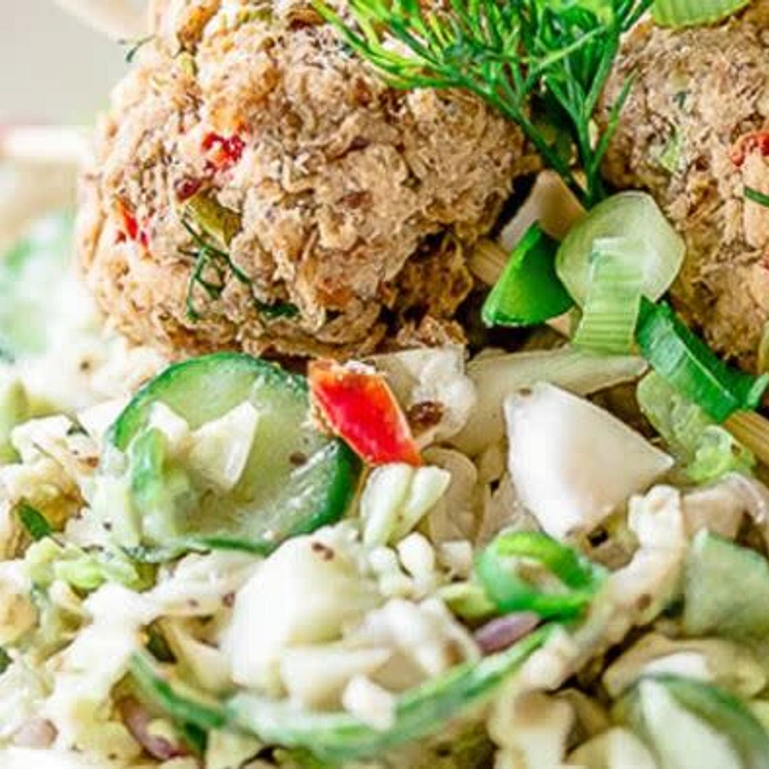 Napa cabbage slaw