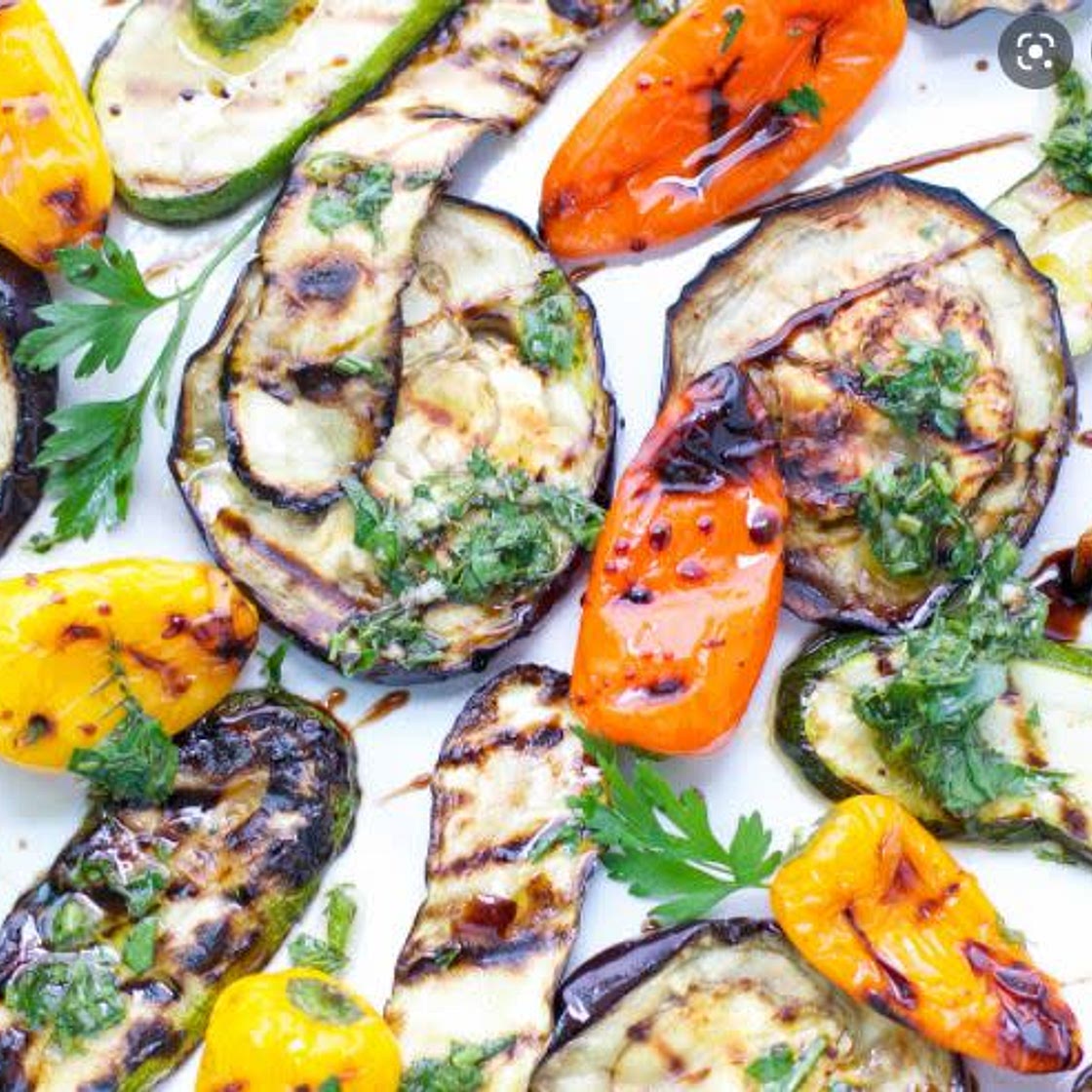 Roasted Vegetable Salad with Balsamic Vinaigrette
