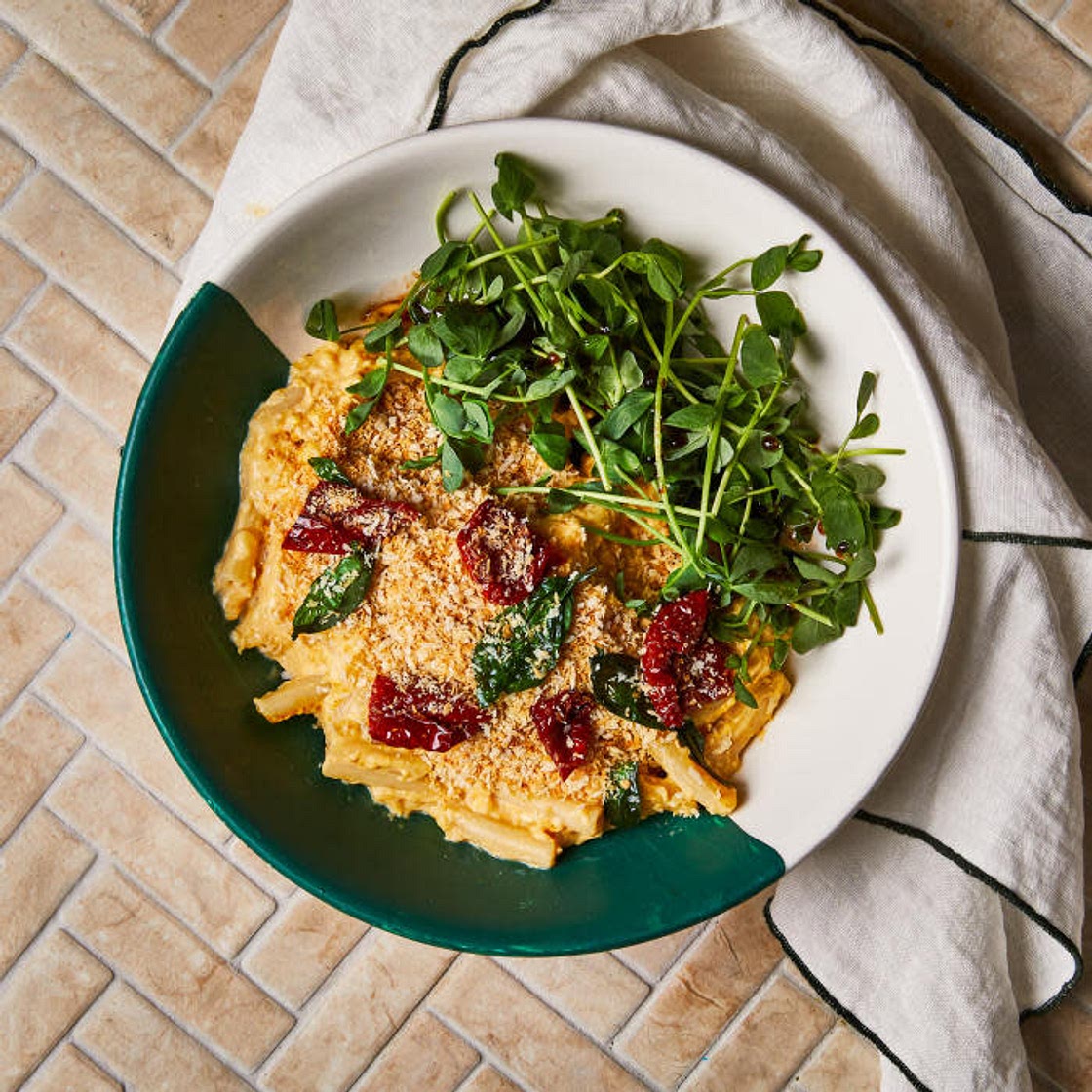 Plant-Based Butternut Squash Mac 'N' Cheeze