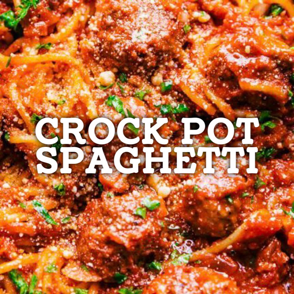Crock Pot Spaghetti Cookout