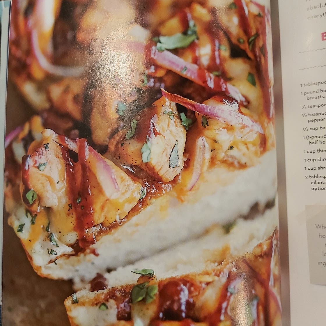BBQ Chicken French Bread Pizza