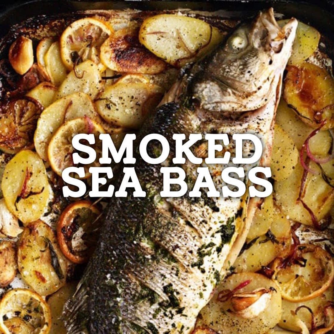 Smoked Sea Bass Cookout
