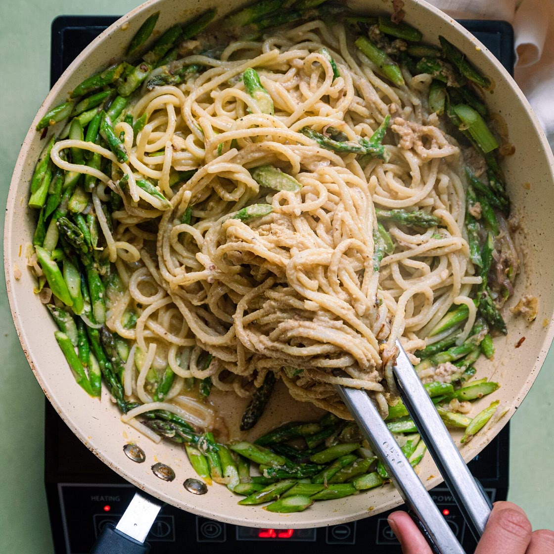 Lemon Asparagus Pasta