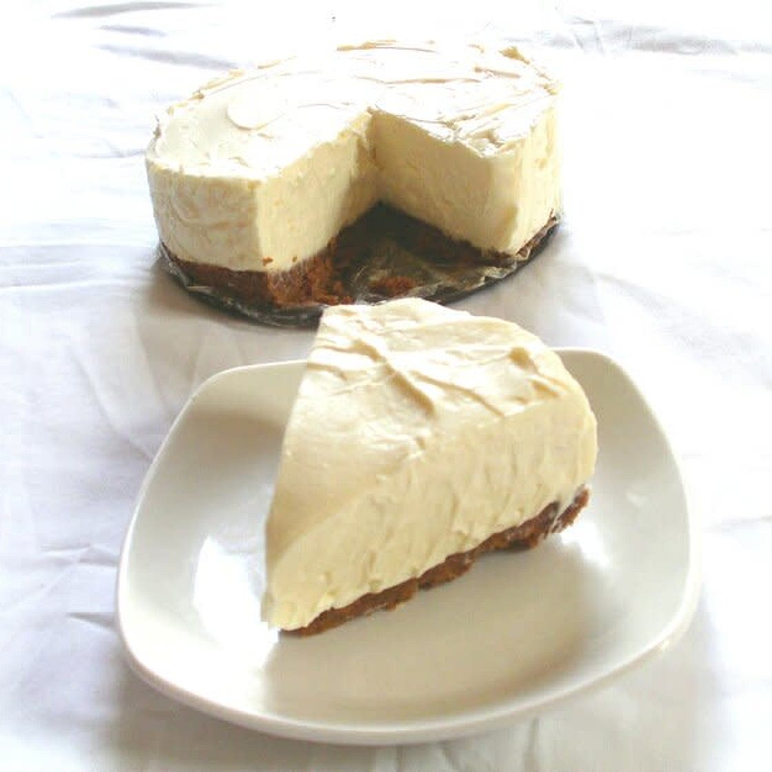 Cheesecake chocolat blanc