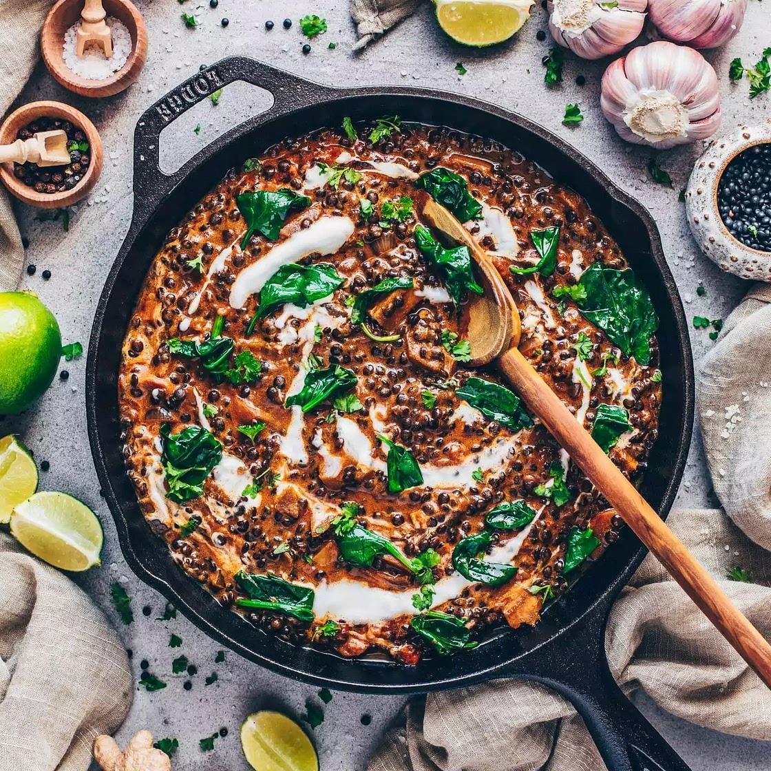 Black Lentil Curry (Vegan Indian Dal)