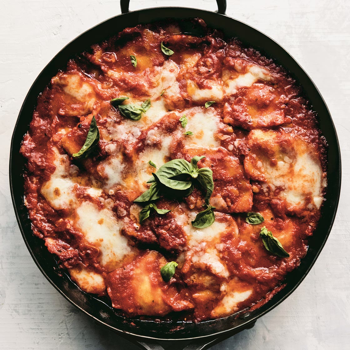 Speedy Skillet Ravioli Lasagna Recipe