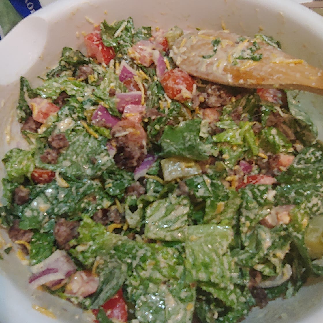 Big Mac Salad (Low Carb, Gluten-free)