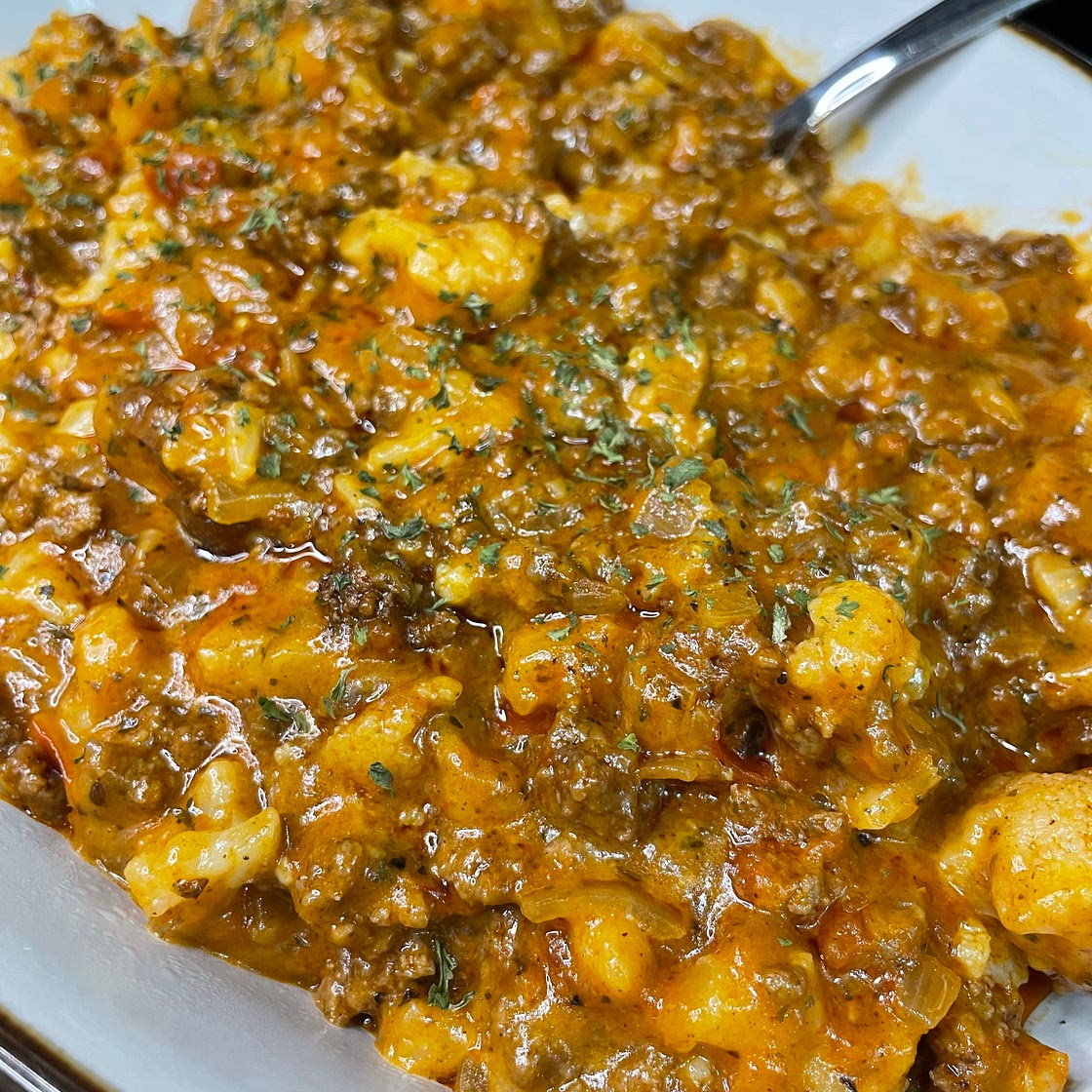 Low Carb Cheeseburger Mac