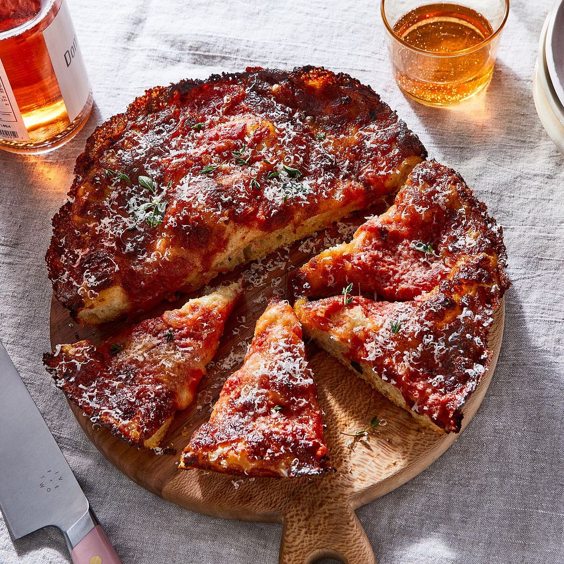 Crispy Cheesy Pan Pizza Recipe From King Arthur Flour