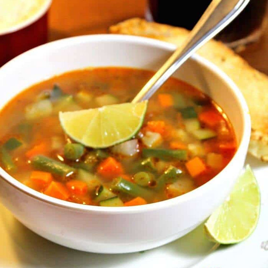 CÓMO HACER UNA SOPA DE VERDURAS MEXICANA