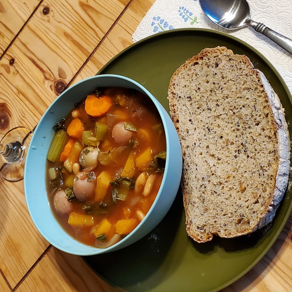 RIBOLLITA: TUSCAN BEAN SOUP