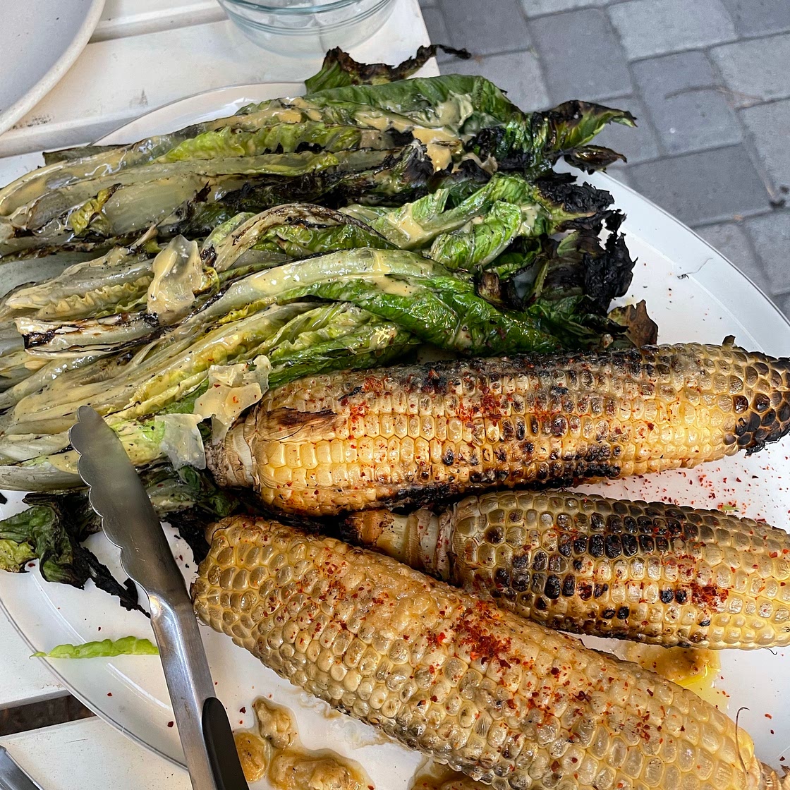 Spicy Corn on the Cob With Miso Butter and Chives