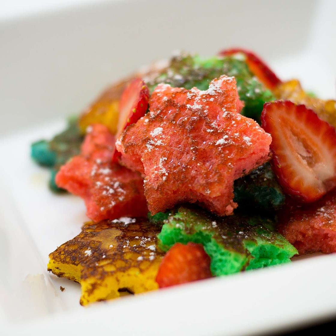 Mini hot cakes de figuras