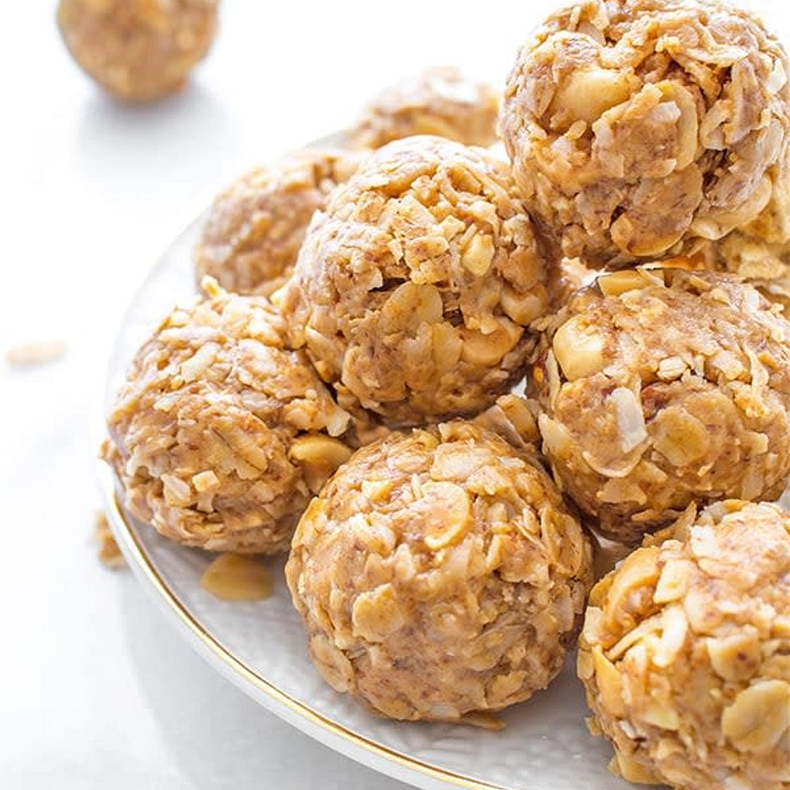 Peanut Butter Coconut Oat Balls