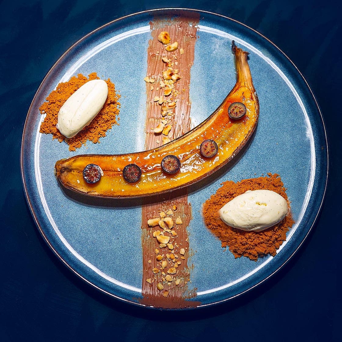 Banane caramélisée x spéculoos & glace vanille