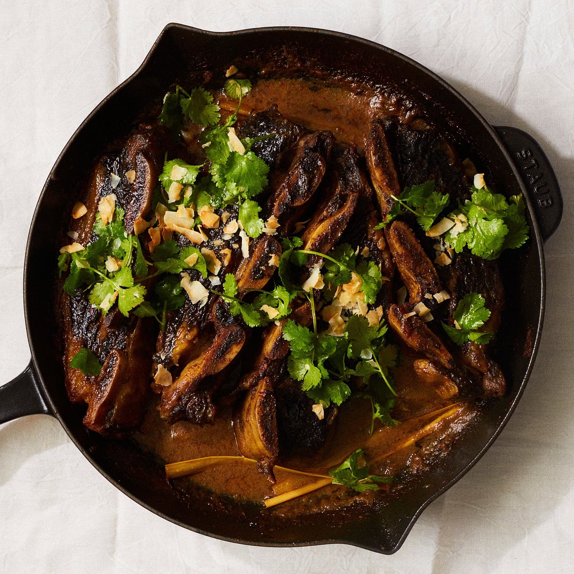 Short Ribs Slow-Roasted in Coconut Milk