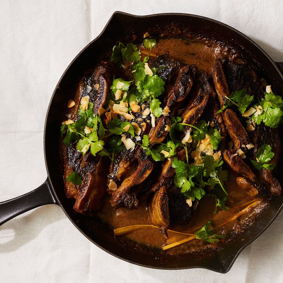 Short Ribs Slow-Roasted in Coconut Milk
