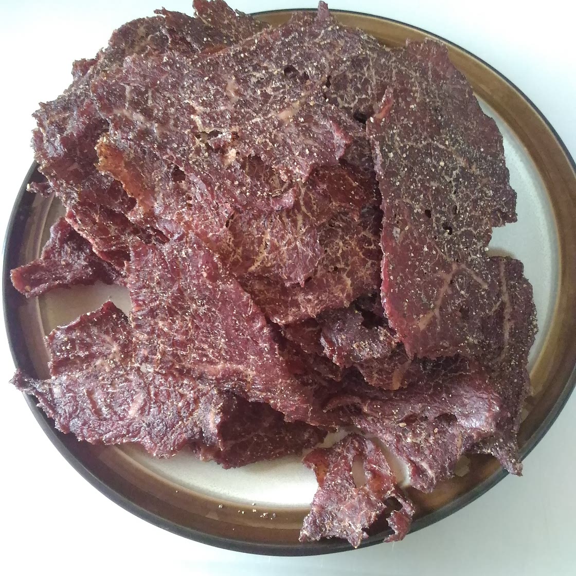 Pepper beef jerky