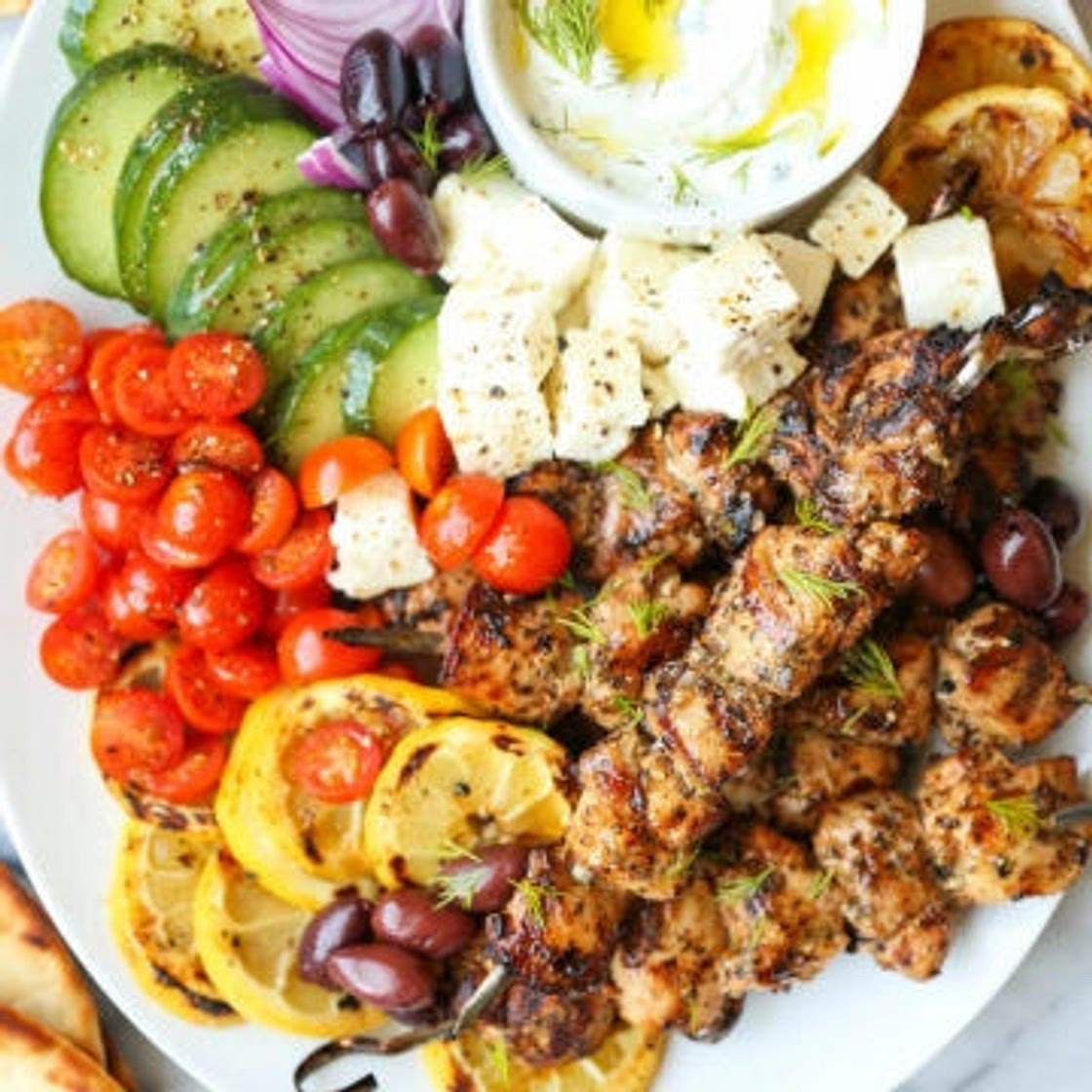 Greek Chicken Kabobs