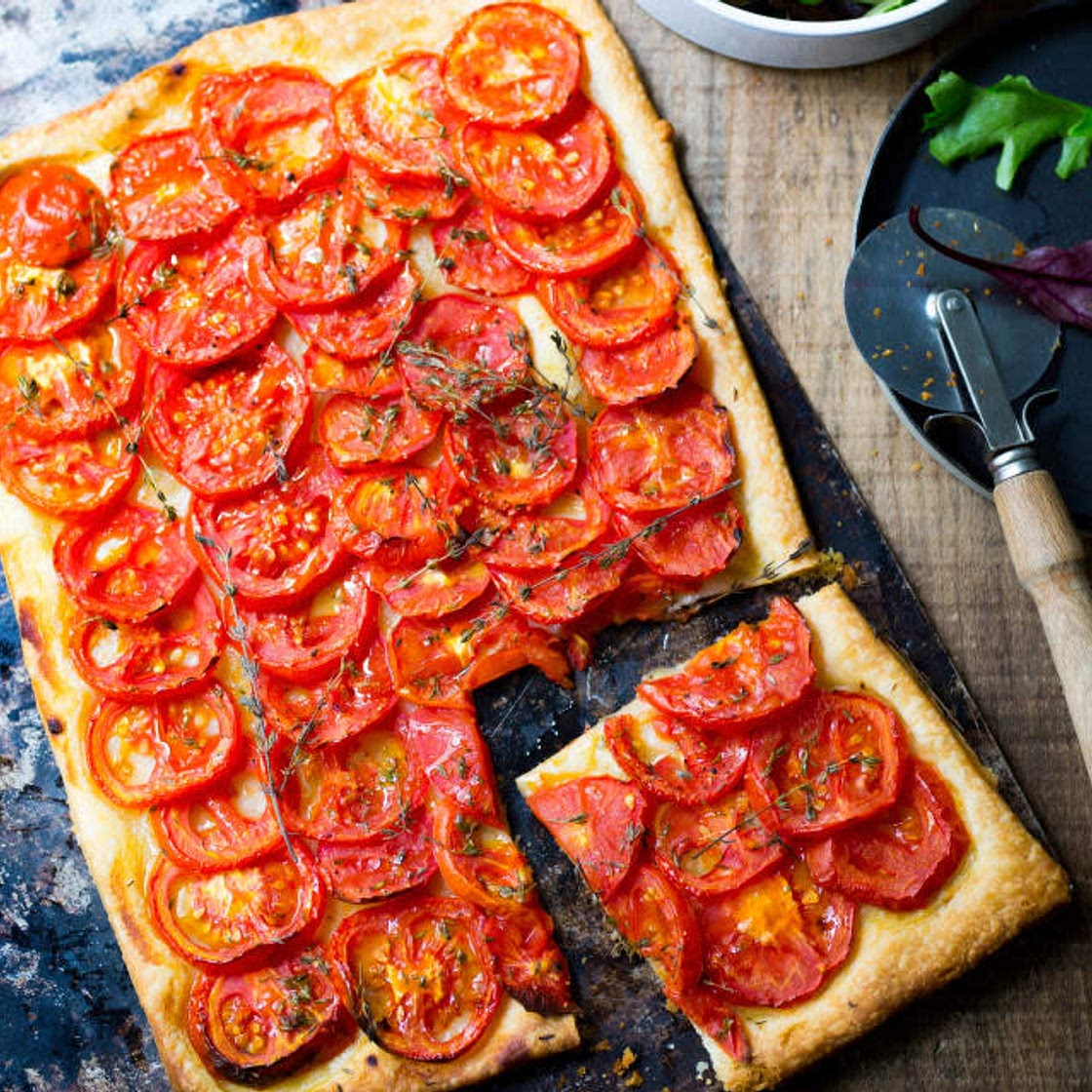 Tarte aux tomates à Anna