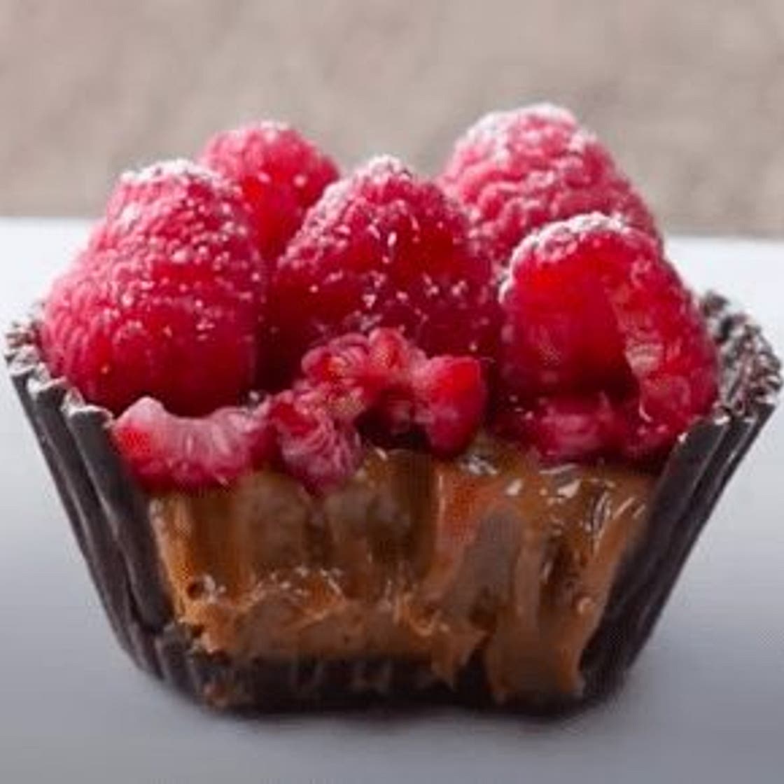 Raspberry Chocolate Cups