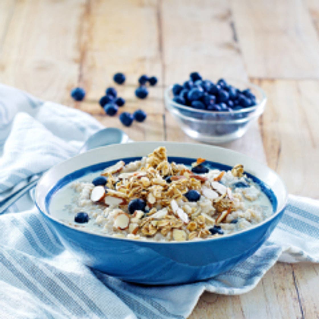 Blueberry Almond Oatmeal