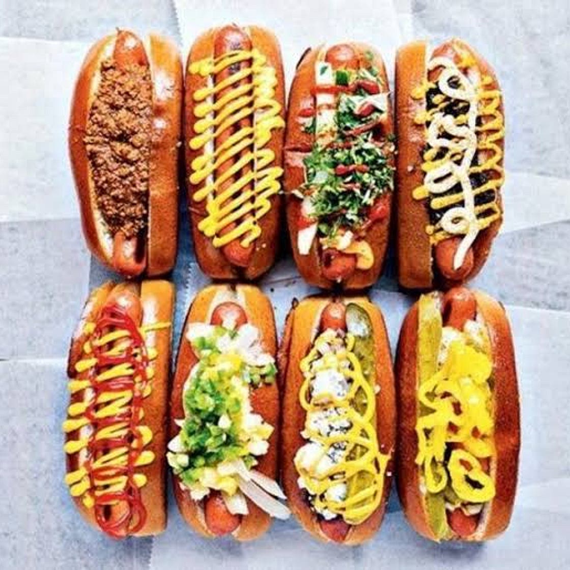 Topping para hot dogs