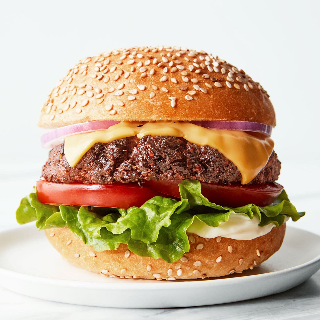 Chickpea-Mushroom Veggie Burgers
