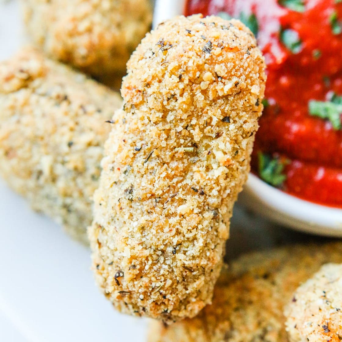 Keto Mozzarella Sticks | The BEST Easy Low Carb Mozzarella Sticks For Keto