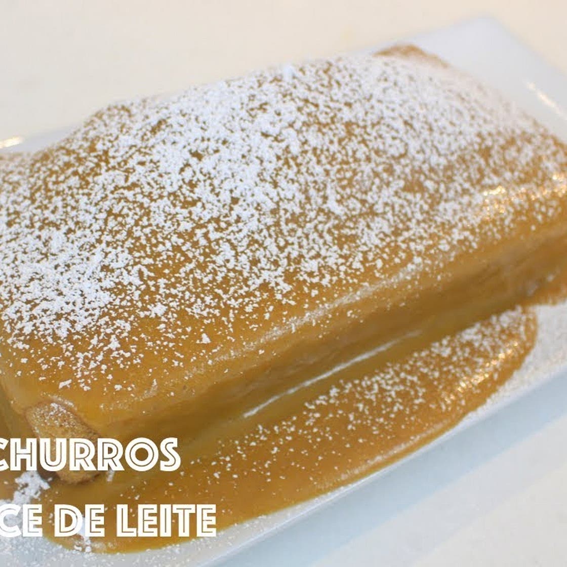 Bolo de Churros com Doce de Leite