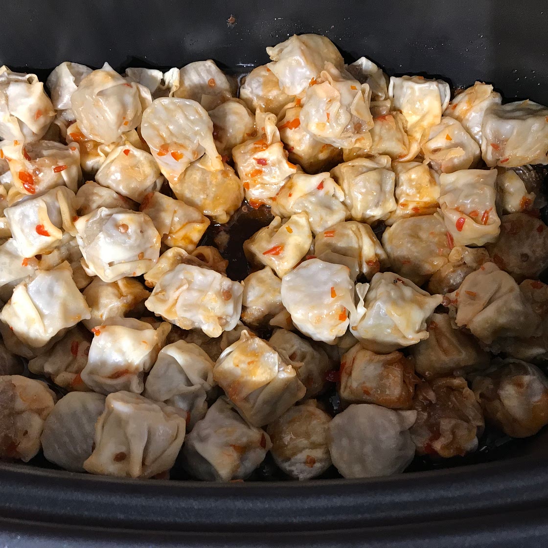 Mini beef dim sims 