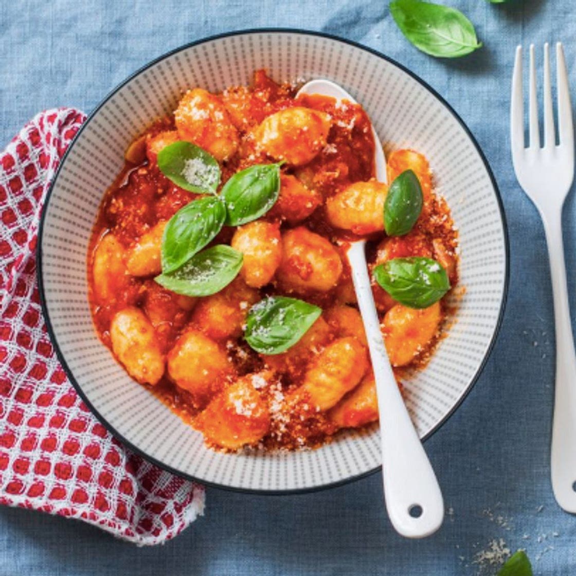 gnocchis à la sauce tomate gratinés