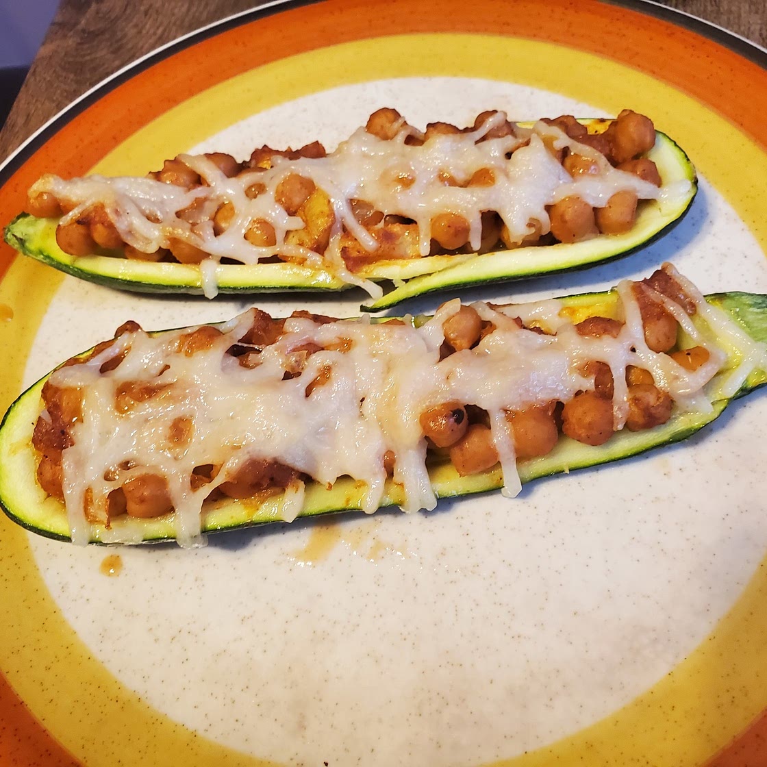 Vegan Stuffed Zucchini