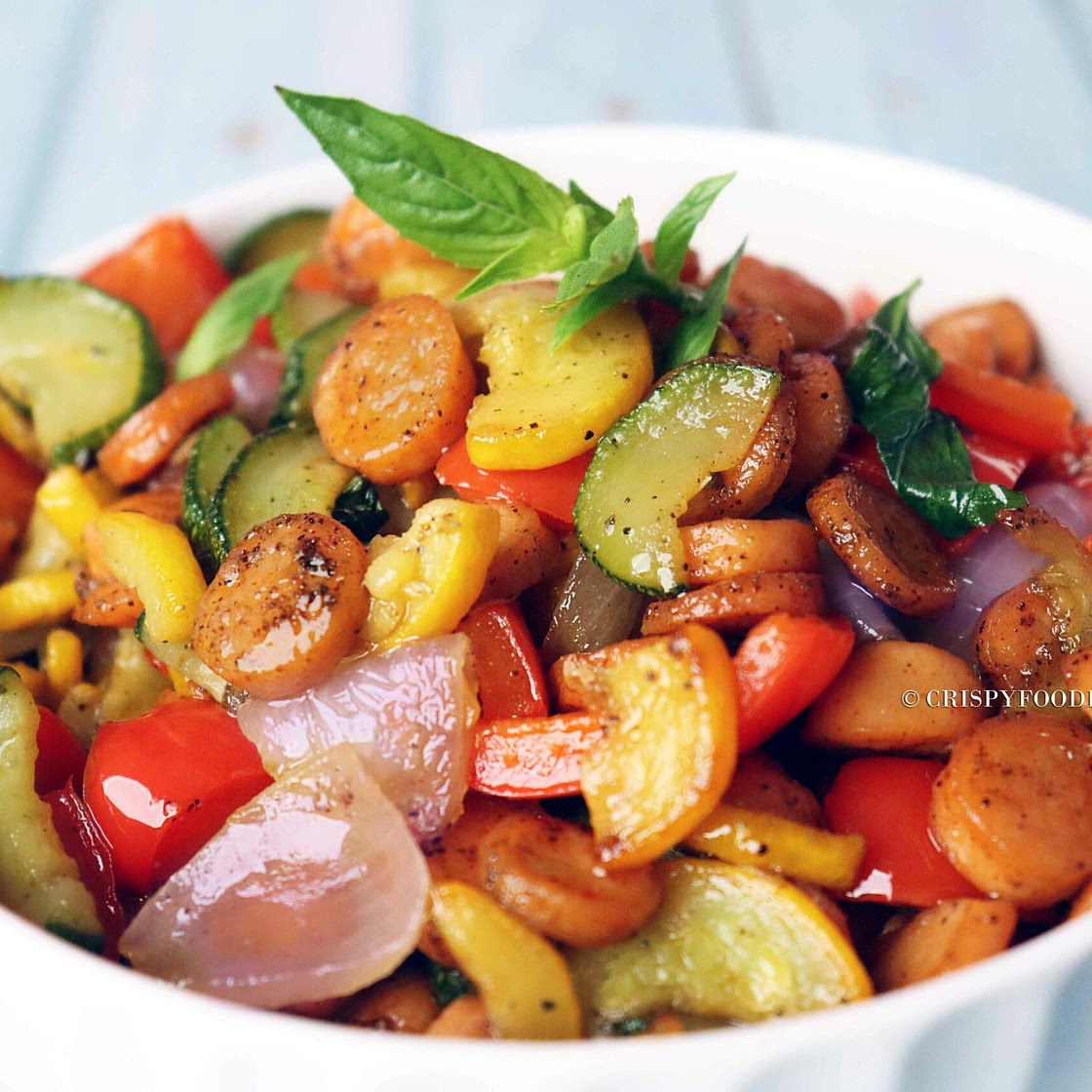 Sausage and Zucchini Stir Fry Recipe