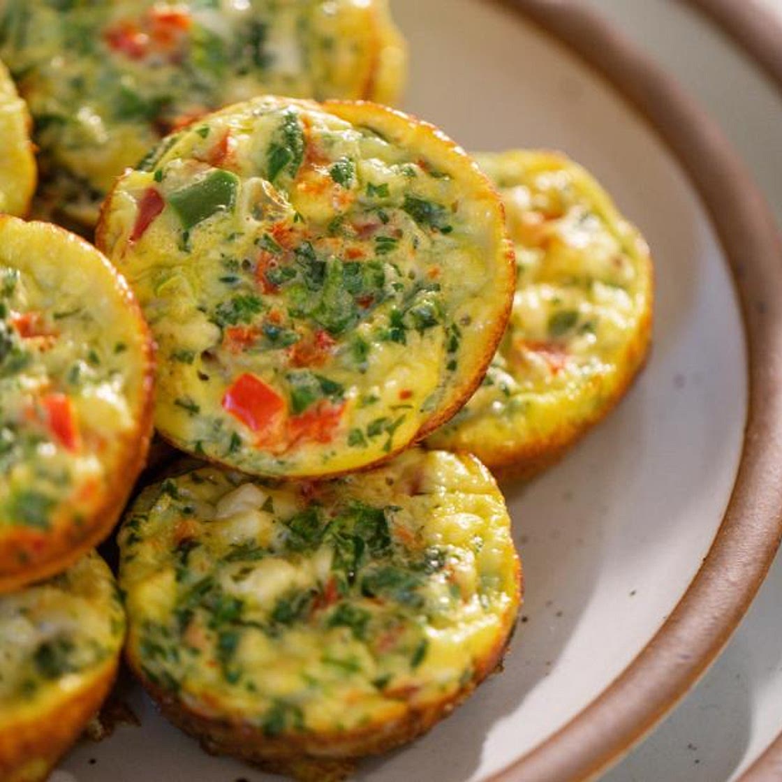 Vegetable Frittata Egg Muffins