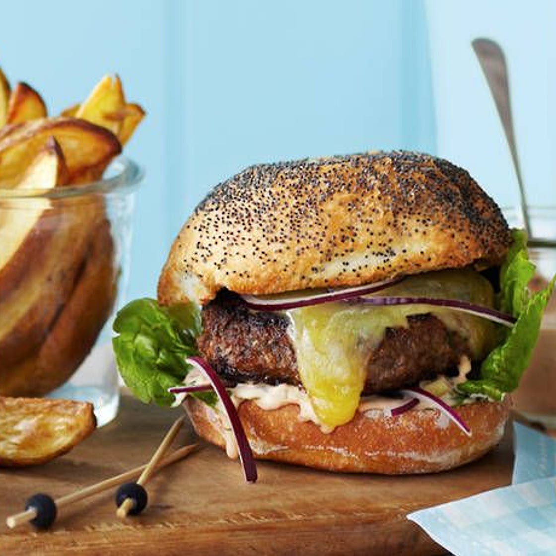 Cheeseburgers with Secret Sauce