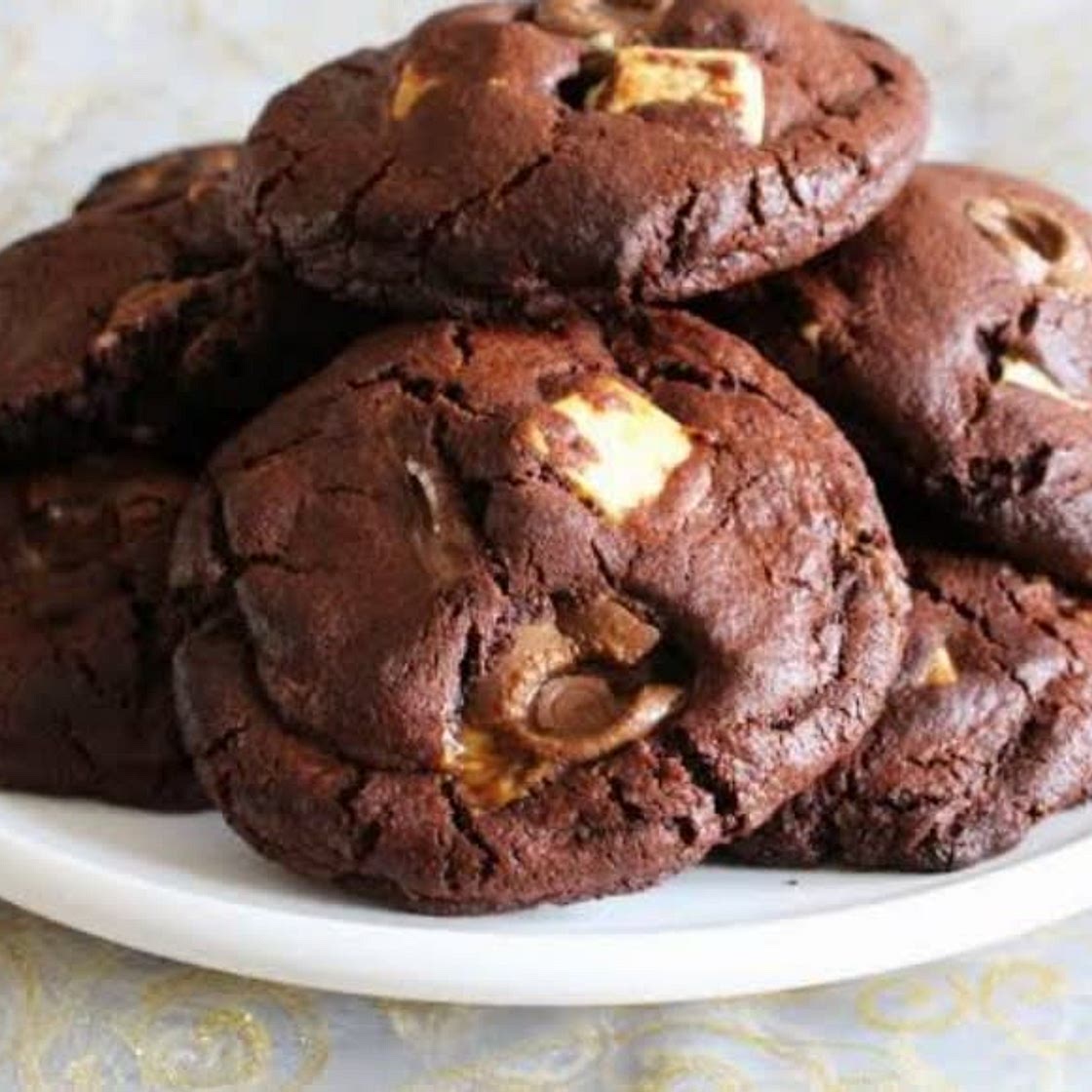 Epic triple chocolate cookies
