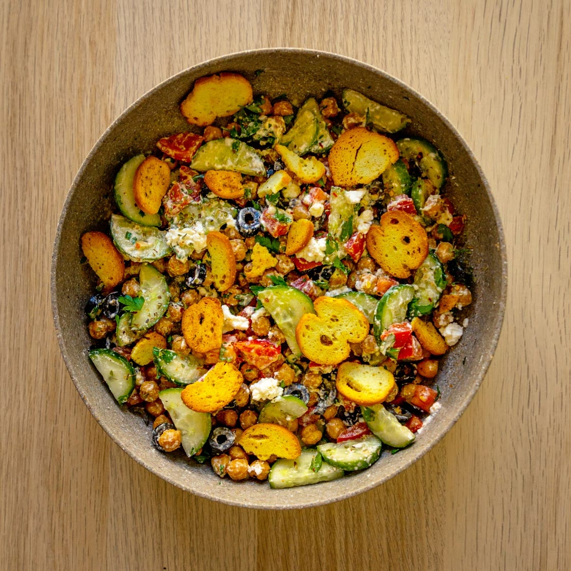 Roasted Chickpea Salad