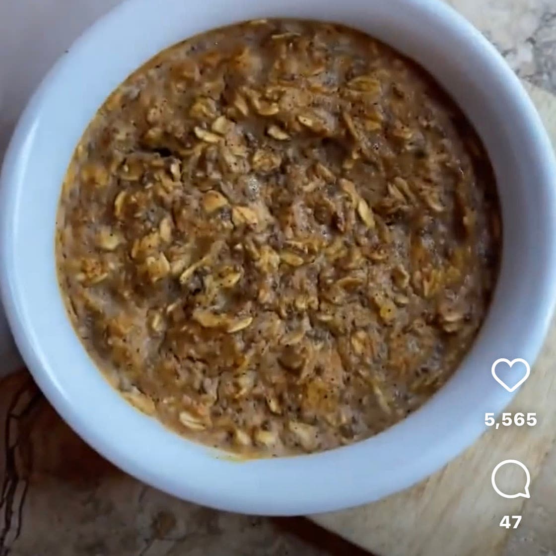 Pumpkin Pie Overnight Oats