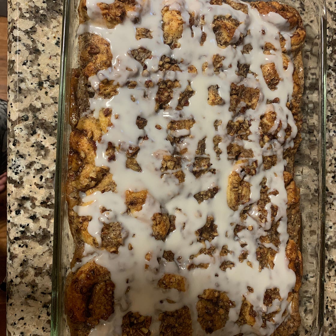Easy Cinnamon Roll Casserole