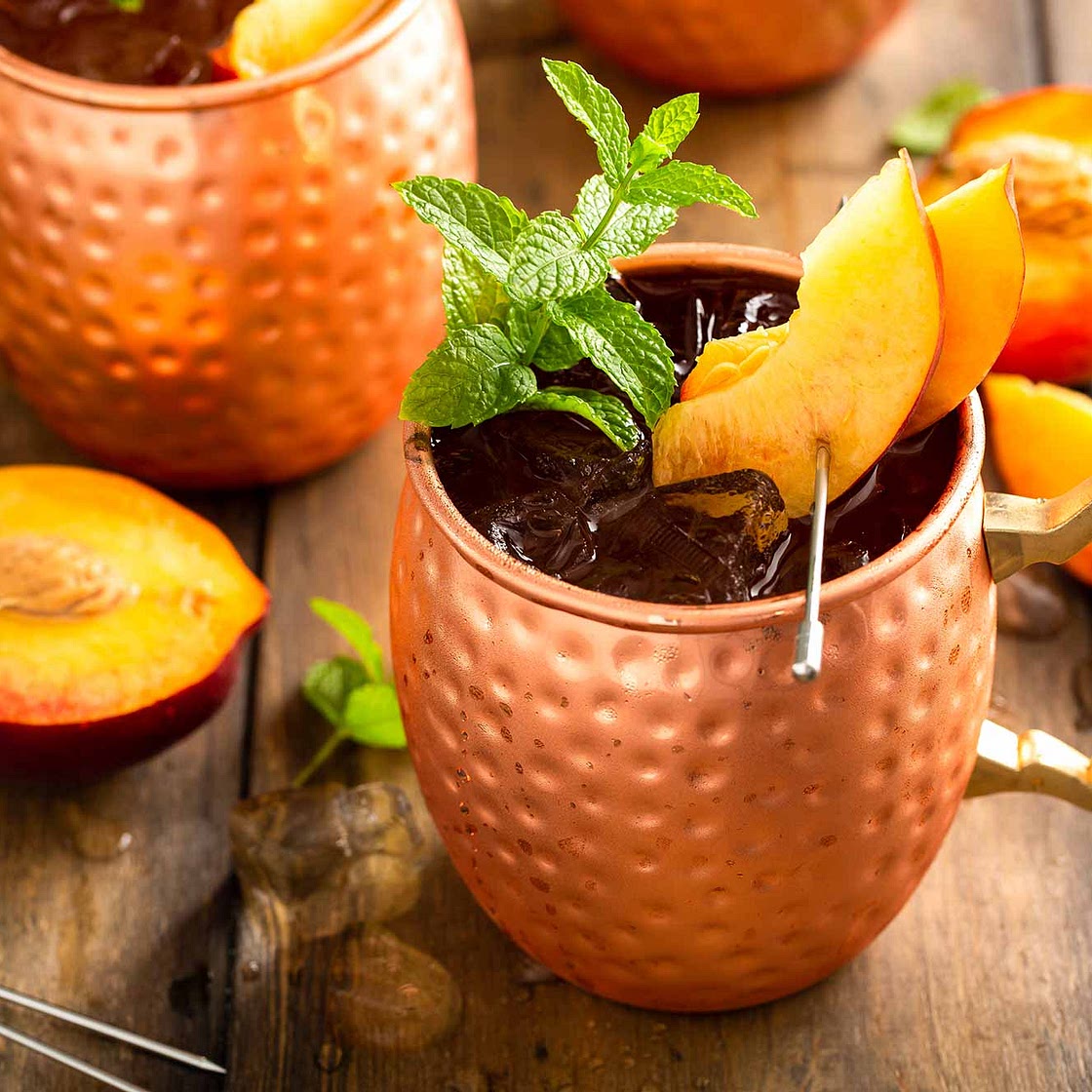 Peach Moscow Mule
