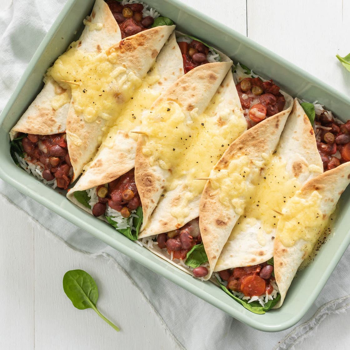 Burrito's uit de oven (Burritos from the oven)