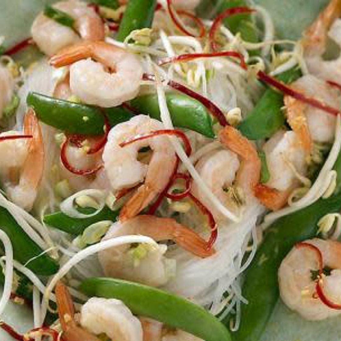 Vietnamese shrimp and glass noodle salad