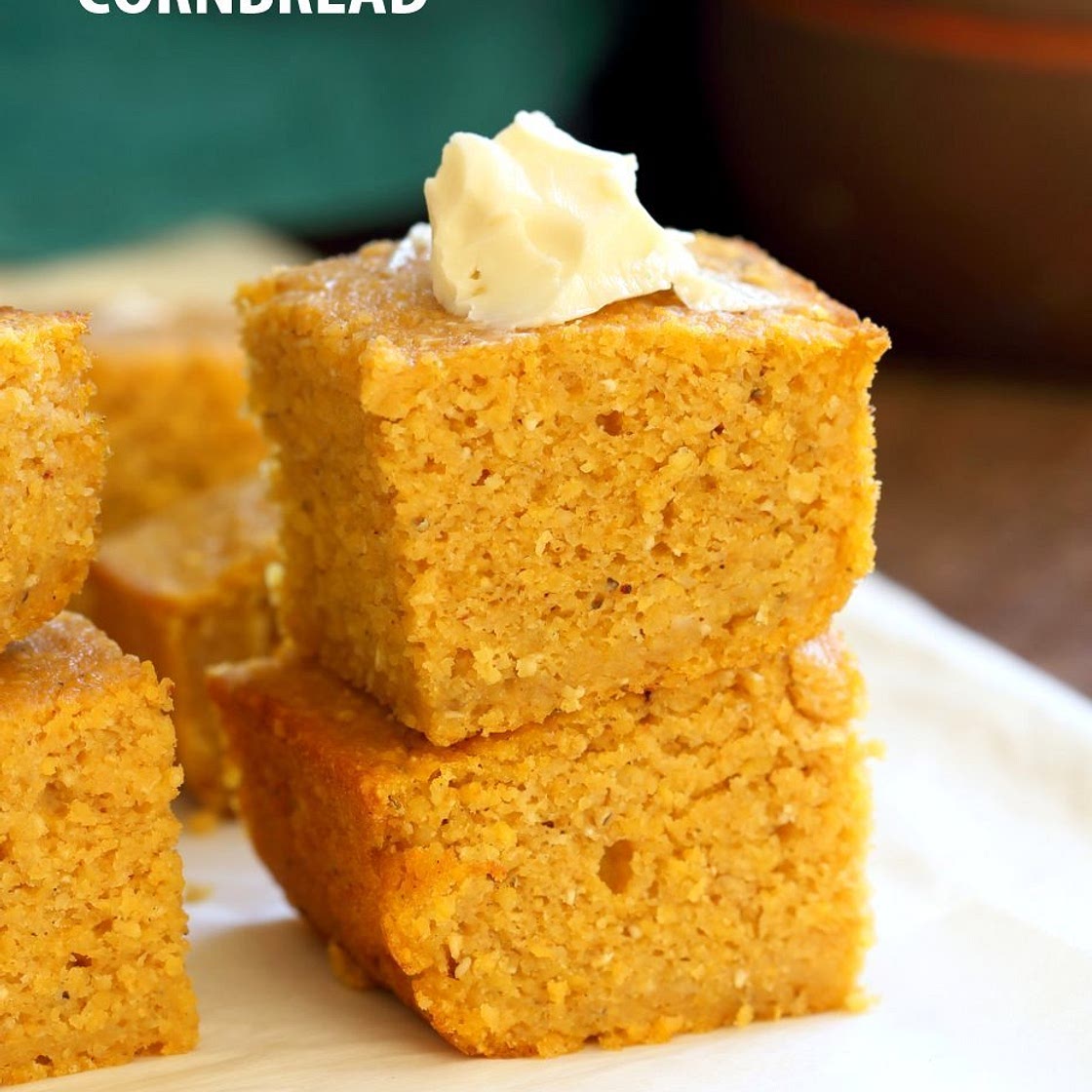 Vegan Pumpkin Cornbread