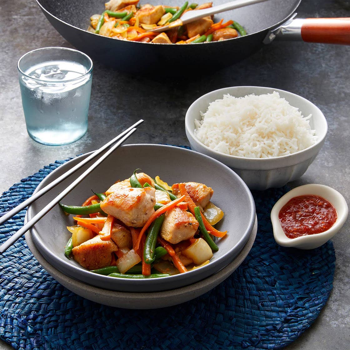 Quick Stir-Fried Ginger Chicken