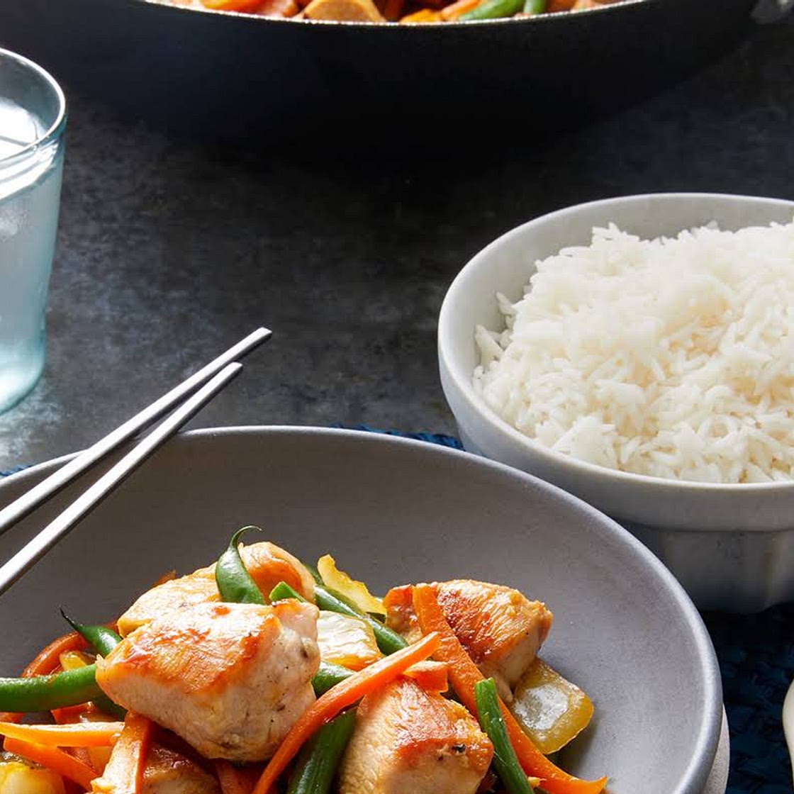 Quick Stir-Fried Ginger Chicken