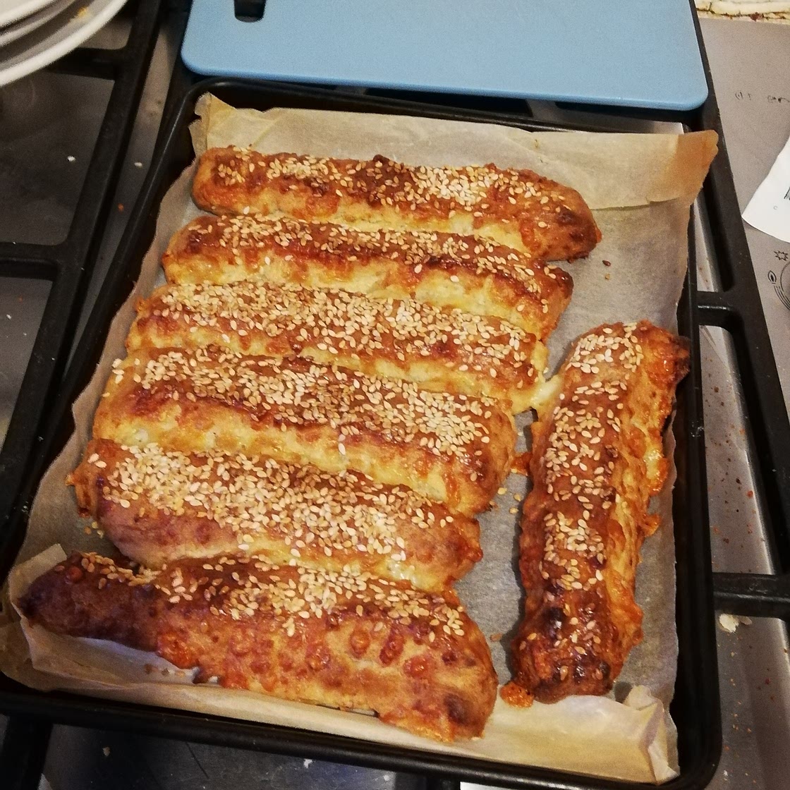 Cheese Sticks With Caraway Seed