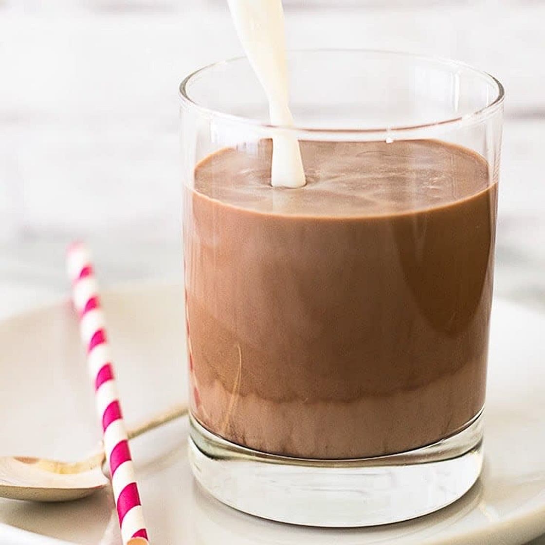 Healthy Chocolate milk recipe 