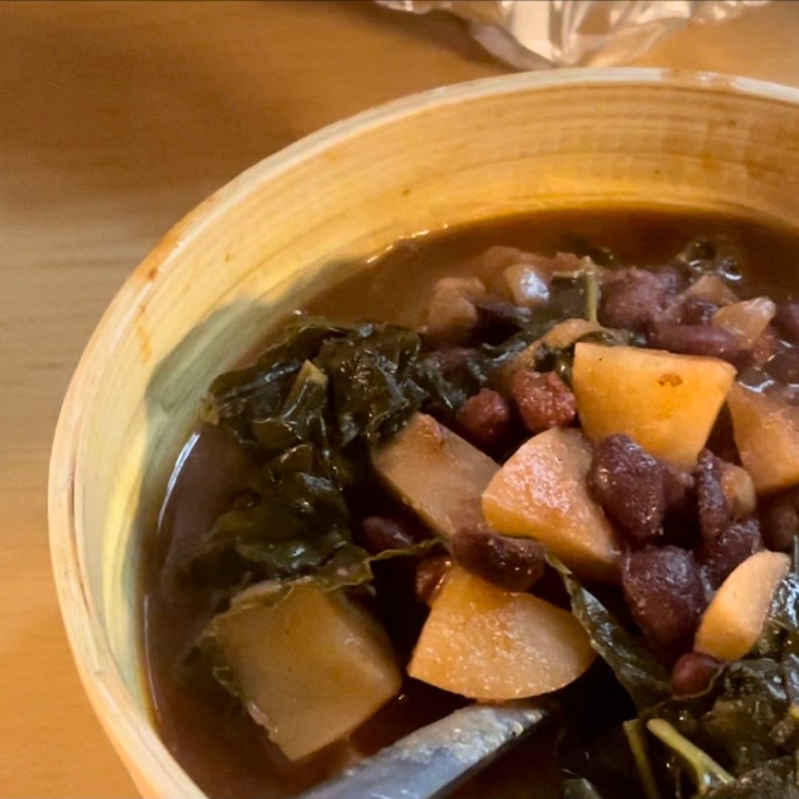 Black Bean, Potato, & Kale Instant Pot Soup
