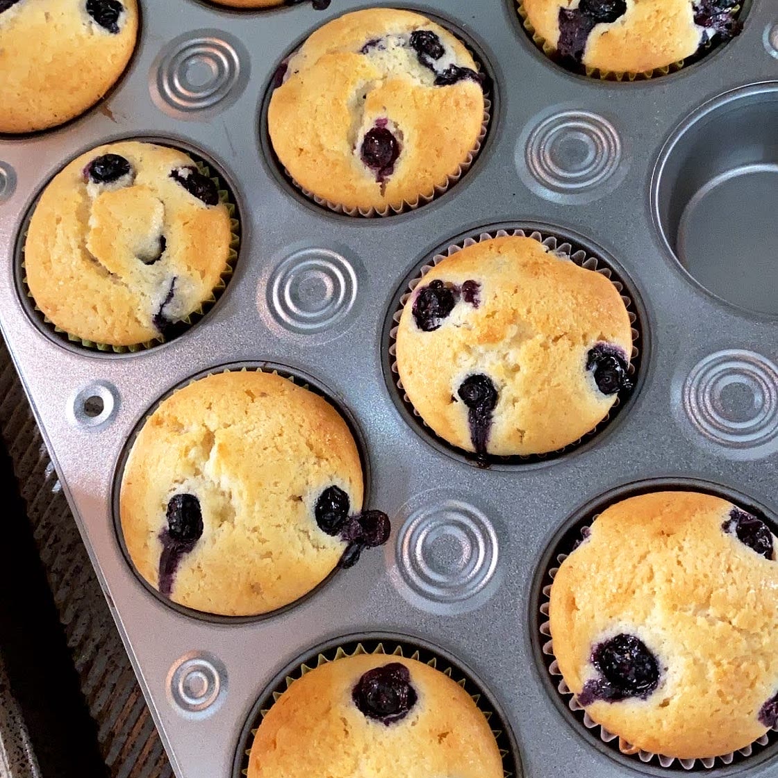 The Best Blueberry Muffins Ever